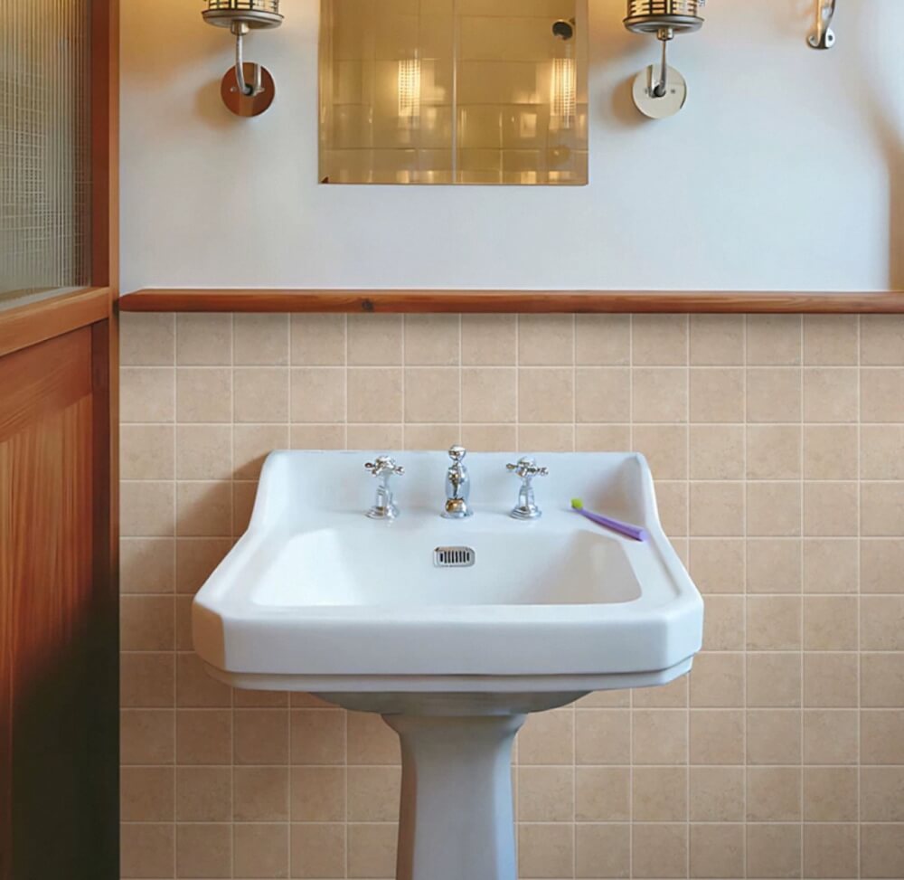 โมเสคเซรามิค TIMELESS TILES รุ่น RAWRY 30X30 ซม. สี WARM STONE สไตล์ลอฟต์